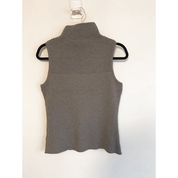 Nanette Lepore Mock Neck - Sleeveless Knit Top - Picture 2 of 4